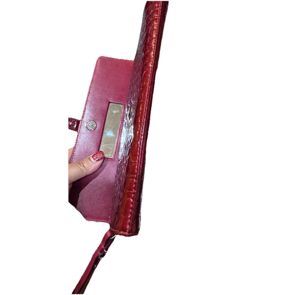 Coach Soho Patent Leather Buckle Slim Envelope Clutch/ Wristlet - Picture 9 of 16